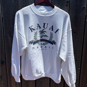 VINTAGE HAWAII MINIMALIST USA CREWNECK